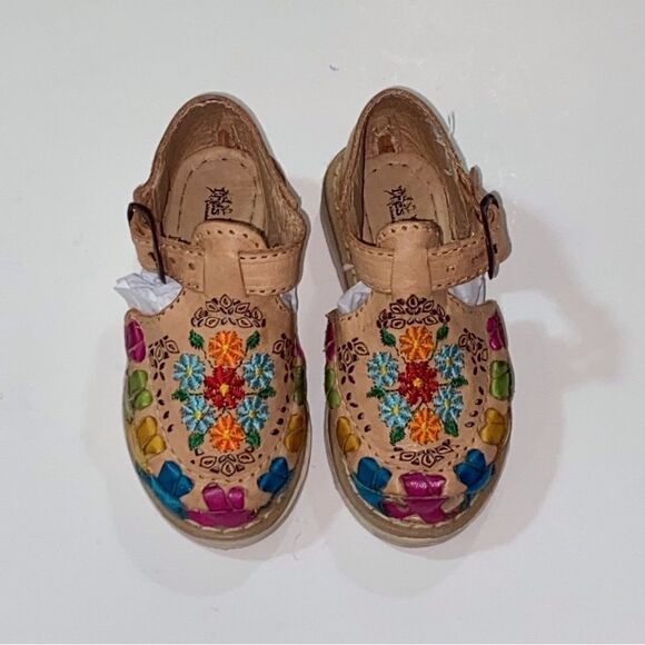 Tres Reinas Original Leather Blue Tag Detailed Craftsmanship Kids Shoes Size 6C - Picture 2 of 16